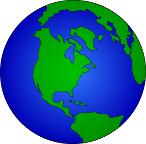 openclipart圖庫：earth globe dan gerhrad 05r