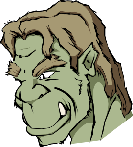 openclipart圖庫：Orc