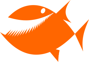 openclipart圖庫：Fish silhouette by Rones