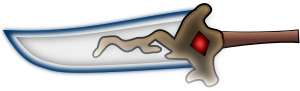 openclipart圖庫：An Old Style RPG Sword