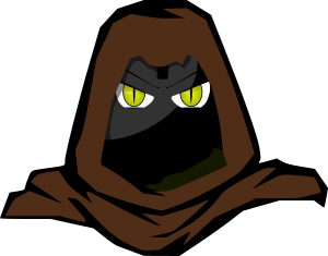 openclipart圖庫：Hooded Cartoon Character II