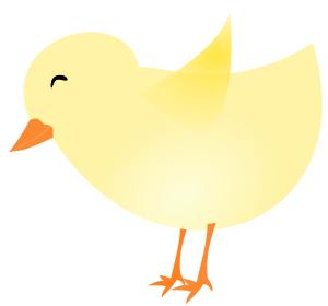 openclipart圖庫：New Sprink Chick