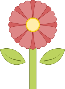openclipart圖庫：Pink Flower