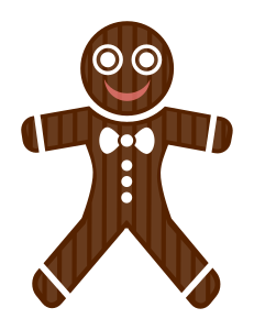 openclipart圖庫：Gingerbread Man