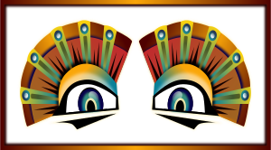 openclipart圖庫：Colorful Sphinx Eyes