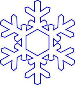 openclipart圖庫：Snowflake (simply)
