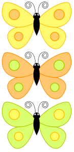 openclipart圖庫：cartoon-butterfly-dw3
