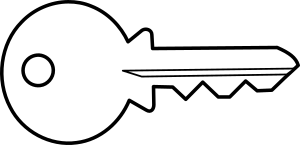 openclipart圖庫：Clé / Key