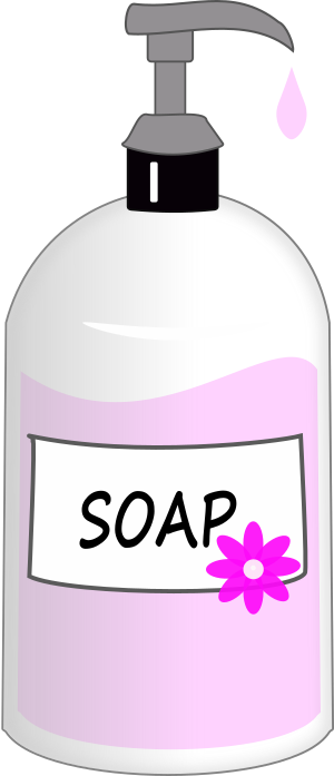 openclipart圖庫：Pink Liquid Soap