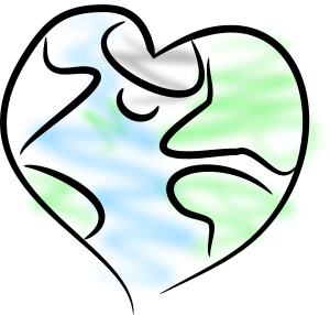 openclipart圖庫：Earth Heart