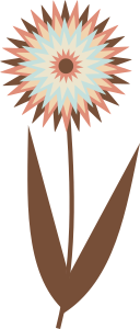 openclipart圖庫：Chocolate Flower