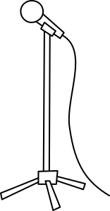 openclipart圖庫：microphone