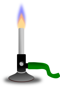 openclipart圖庫：Bunsen burner