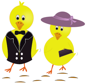 openclipart圖庫：Easter Sunday Chicks