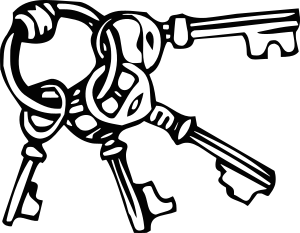 openclipart圖庫：keyring