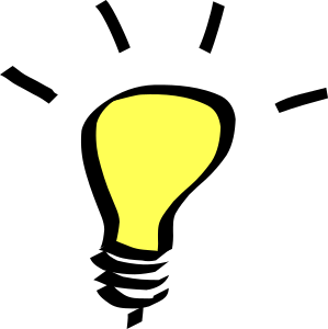 openclipart圖庫：light bulb