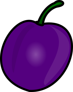 openclipart圖庫：Plum