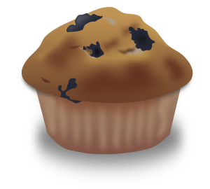 openclipart圖庫：Blueberry Muffin 