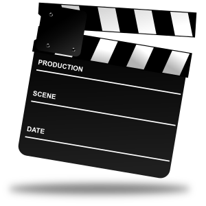 openclipart圖庫：Movie Clapper Board