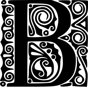 openclipart圖庫：Peter Behrens Alphabet 1908 (B)