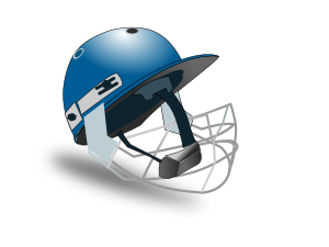 openclipart圖庫：cricket helmet by netalloy