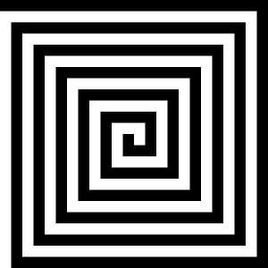 openclipart圖庫：square spiral