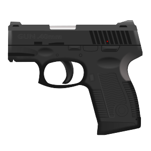 openclipart圖庫：Gun .40