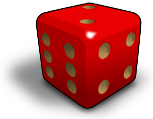 openclipart圖庫：Dado - dice 2