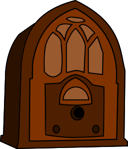 openclipart圖庫：Old Time Radio