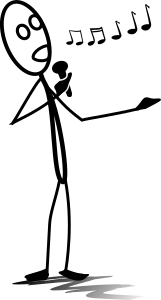 openclipart圖庫：Al singing melody