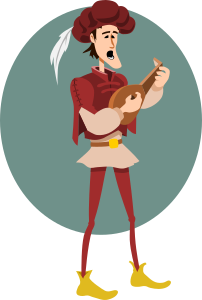 openclipart圖庫：troubadour