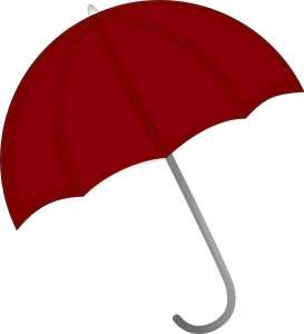 openclipart圖庫：Red Umbrella