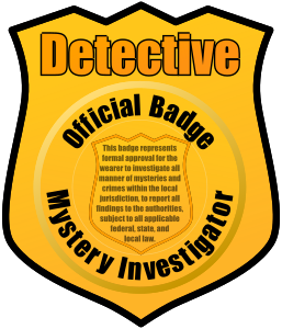 openclipart圖庫：Detective Badge