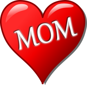 openclipart圖庫：Mother's day heart