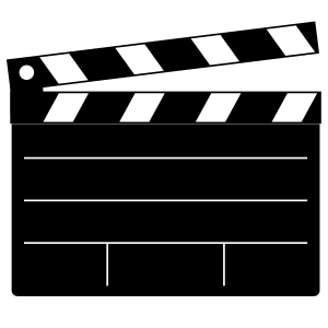openclipart圖庫：Clapper-board