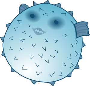 openclipart圖庫：Blowfish