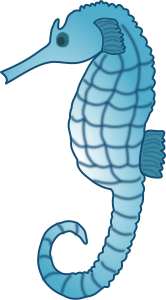 openclipart圖庫：Seahorse