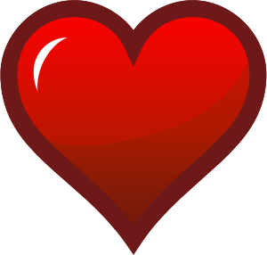 openclipart圖庫：Red Heart Icon