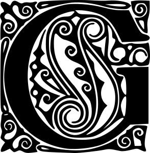 openclipart圖庫：Peter Behrens Alphabet 1908 (G)