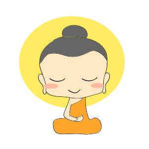 openclipart圖庫：Chibi Buddha