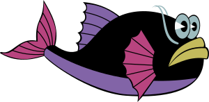 openclipart圖庫：Whale-Fish