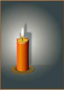 openclipart圖庫：The candle 