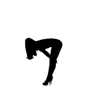 openclipart圖庫：Woman Silhouette 29