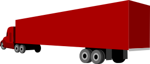 openclipart圖庫：Truck and trailer