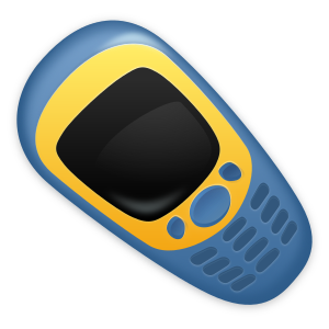 openclipart圖庫：retro cellphone