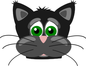 openclipart圖庫：Sad cat