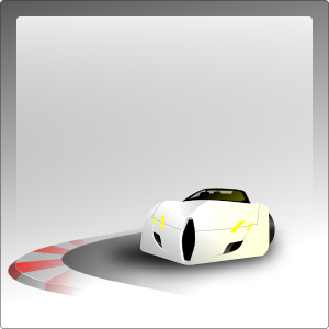 openclipart圖庫：Turning Car