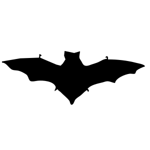 openclipart圖庫：Bat contour
