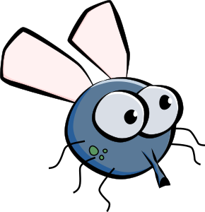 openclipart圖庫：Cartoon Fly