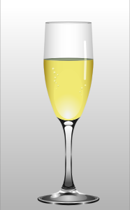 openclipart圖庫：Glass of Champagne
